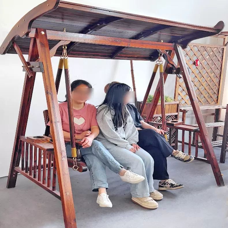 정원인테리어 정원 용품 목재 풍차 장미 꾸미기 야외 풍차 카보나이즈드 소형 174cm - 상세 이미지 2