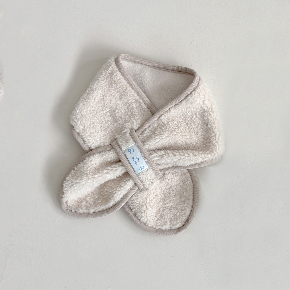 올포홈 포근 양털 아기 목도리 유아 넥워머 아동 머플러 겨울 끼우는목도리