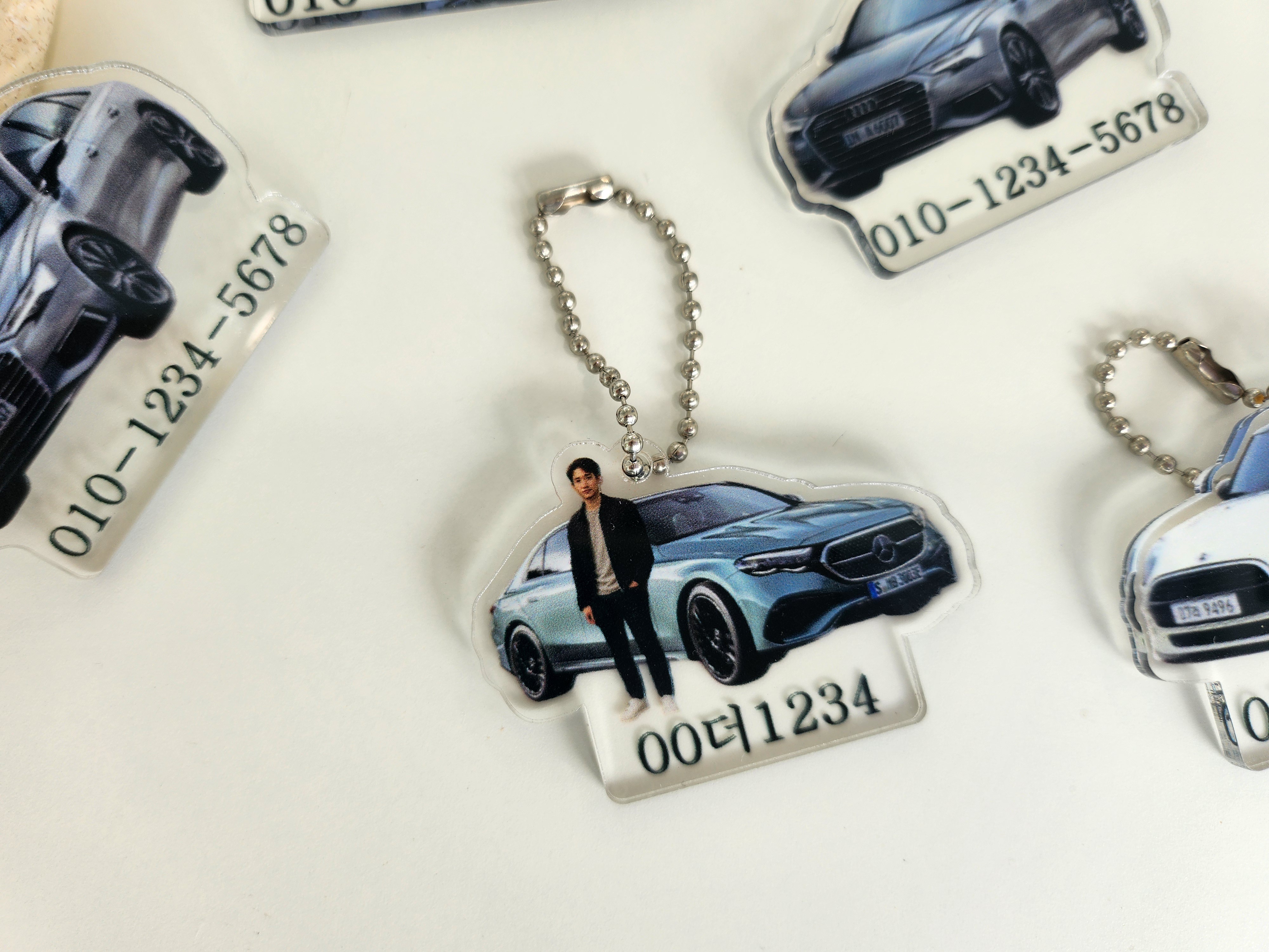 소금ST 자동차키링 DIY부자재 이니셜 핸드폰 차키케이스 번호판각인 스마트키홀더 단체제작