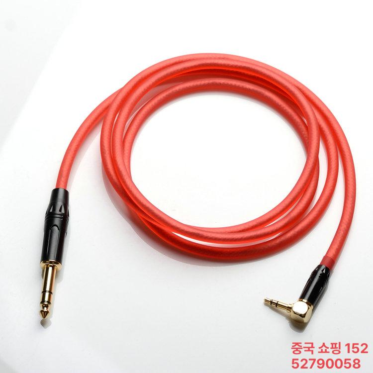 무선 송신기용 DIY Guitar-LINE6 케이블 수입 G50/G90 투명 레드 0.75m - 상세 이미지 3