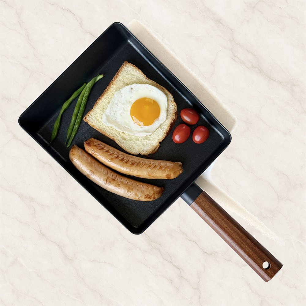 델라고 계란말이 프라이팬 에그팬 티타늄코팅 오일마스터 25cm