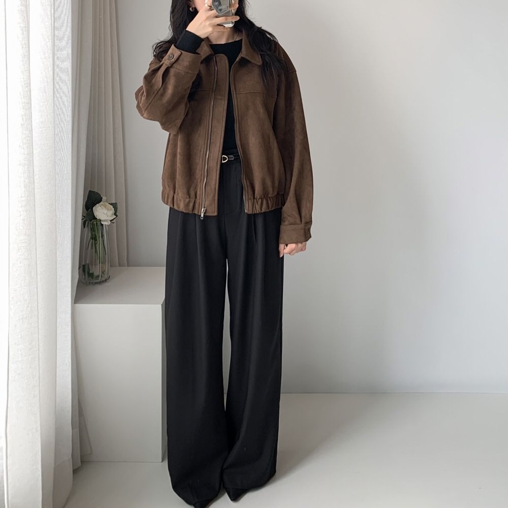 스웨이드블루종 블루종점퍼 - 상세 이미지 3