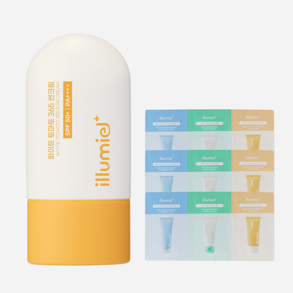 [3중기능성] 일루미엘 화이트토마토 365 썬크림 50ml, 1개 - 상품 이미지