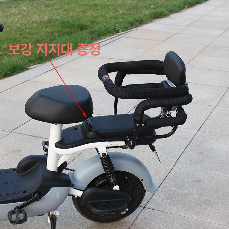 전기자전거 뒷좌석 등받이 조립 있음 접이식 팔걸이 전동스쿠터 방수 오토바이 시트 아동시트 A-03 뒷프레임 앞팔걸이없음등받이없음 - 상세 이미지 3