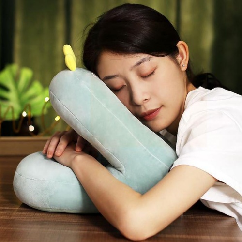 엎드리는쿠션 기대는 엎드림 엎드려 자는 베개 낮잠 책상 - 상세 이미지 5