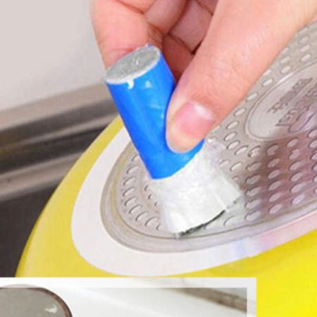 싱크대 이물질 스텐 프라이팬 기름 찌든 때 제거 촘촘한 솔 2개