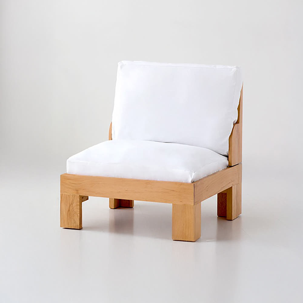 LUMBIA 소파 스툴미포함, 화이트 6600.2570, 1인용