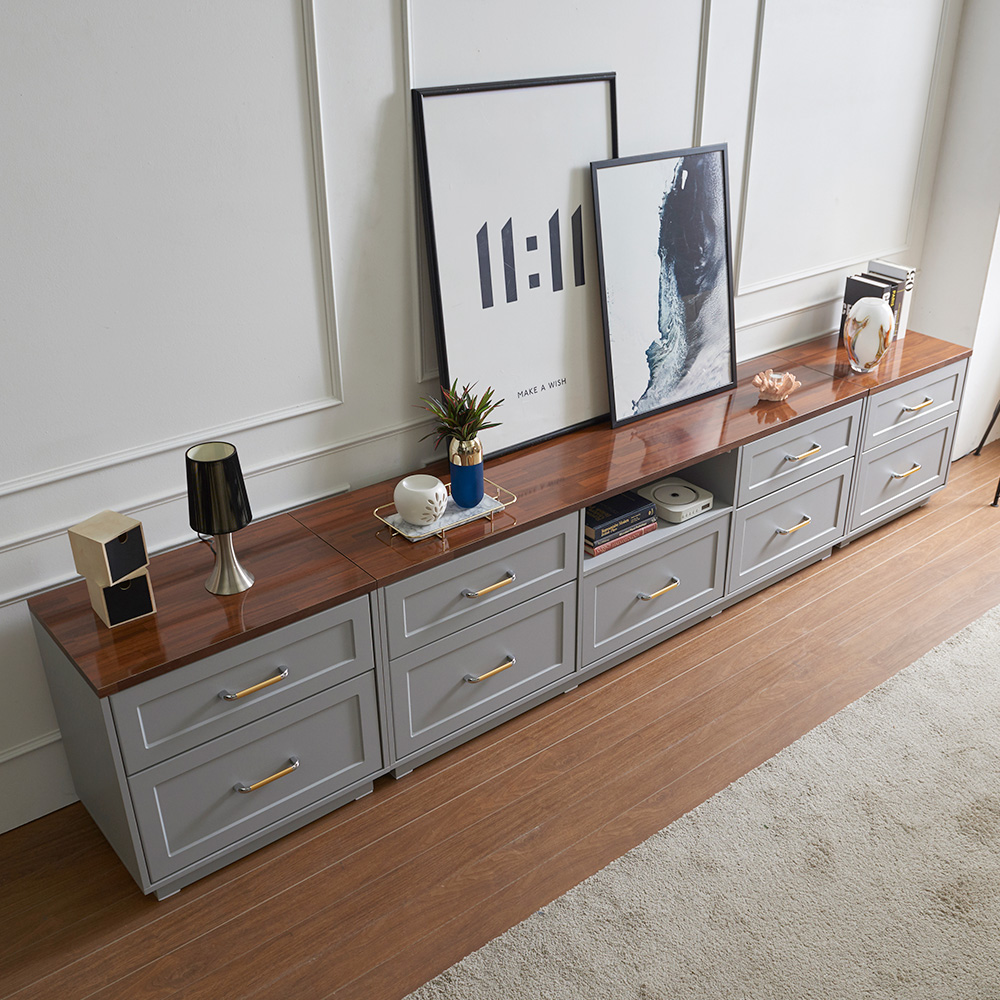 장인가구 엘브G 3000 높은 거실장