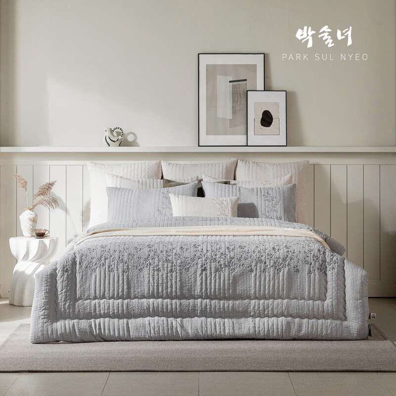 [SS](신라밸) 박술녀 통워싱 피그먼트 순면 침구세트 (초연) - 상세 이미지 3