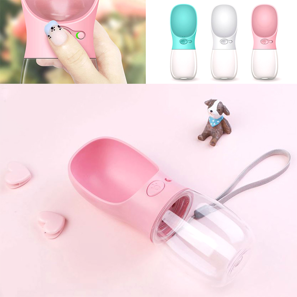 원터치 반려동물 물병 산책 휴대용 반원형 물받이 - 상품 이미지