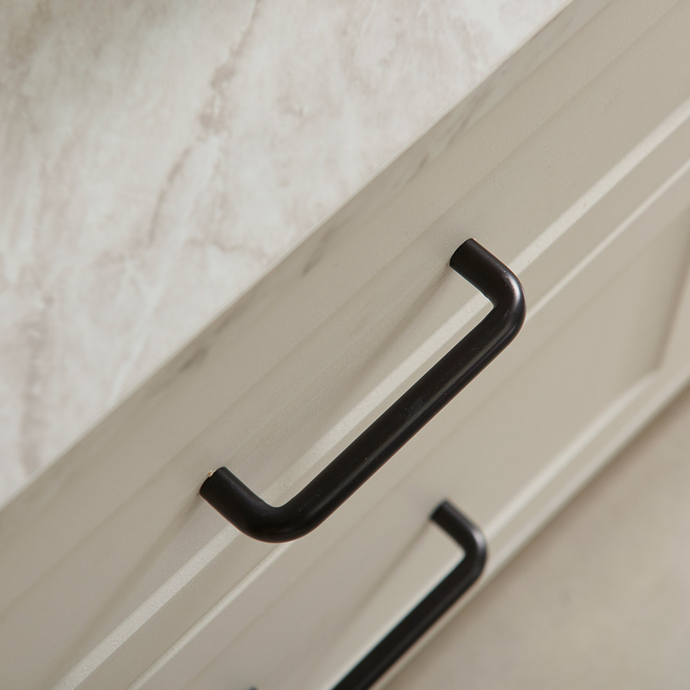 장인가구 엘리아 화이트 대리석패턴 2400 높은 거실장