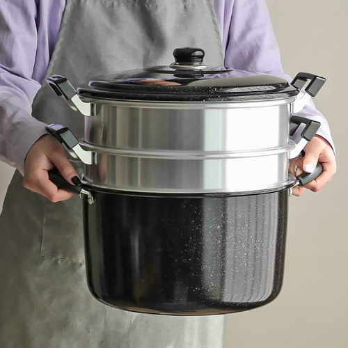 임페리얼 3단 찜 곰솥 30cm 찜판 찜솥 - 메인 이미지