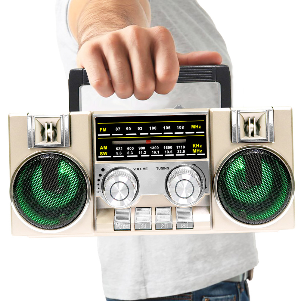 코비 레트로 효도라디오 FM AM 아날로그 라디오 블루투스 스피커 USB 재생 이미지 7