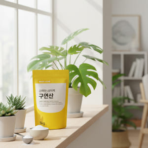 이너홈 천연 구연산 가루 1kgx3개 세탁조 청소 배수구 탈취 친환경 다... 실사용 후기 | 효과 있을까? - 상품 이미지 2