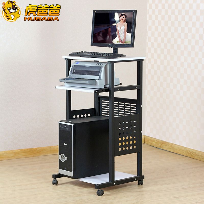 이동식 스탠딩 데스크 책상 빔 노트북 테이블 카트 스탠드 거치대 발표 강의 회의실 연단 - 상세 이미지 3