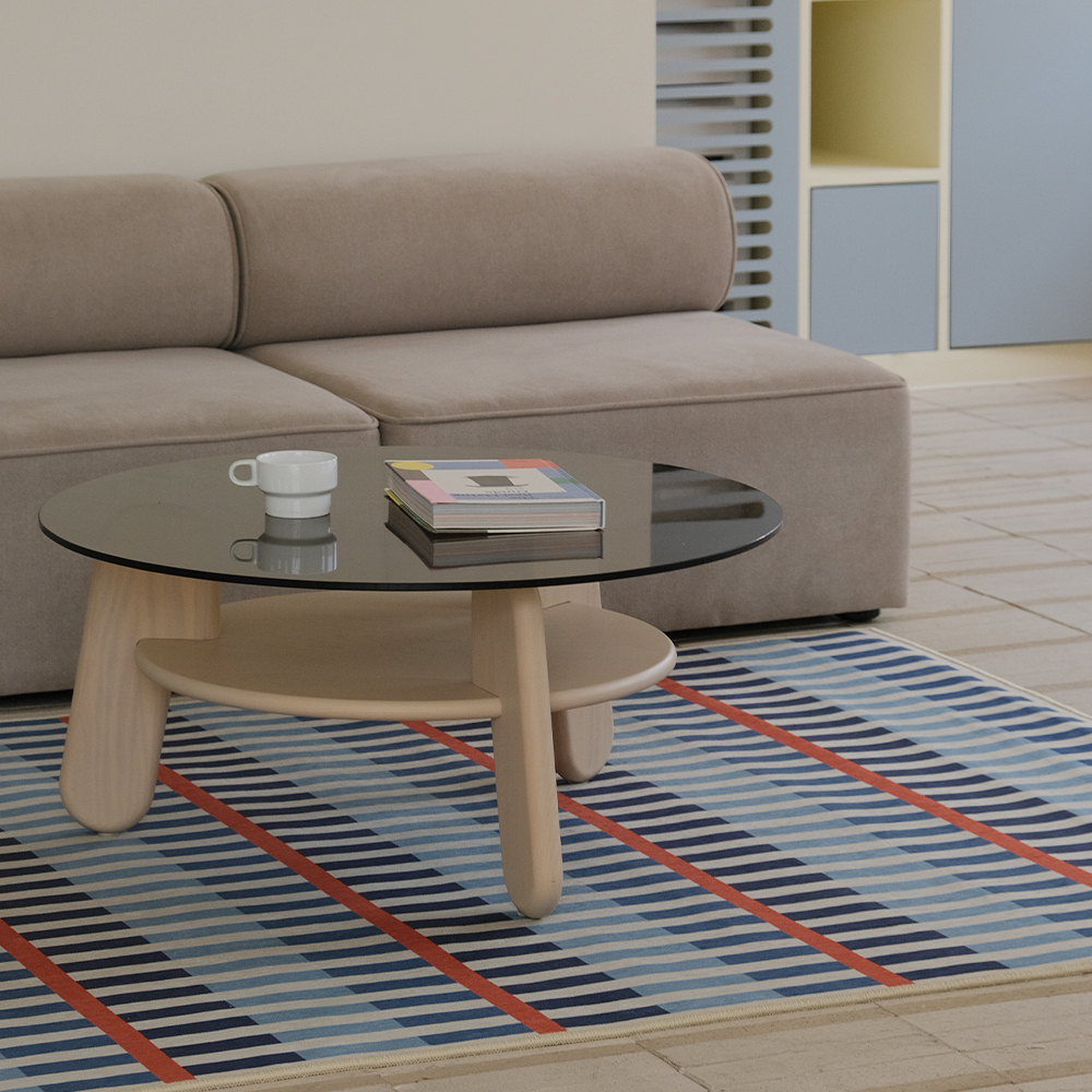 파르르맨션 사계절 대형 러그 거실 디자인 카페트 워셔블 먼지없는 러그 인터루드, 140x200cm