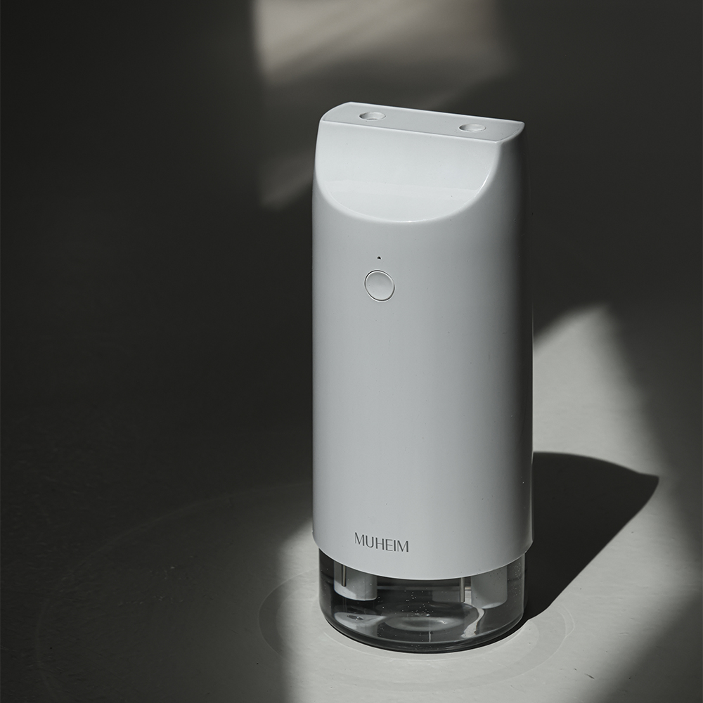 뮤하임 가습기 미니 초음파 사무실 탁상용 휴대용 무선 충전식 750ml
