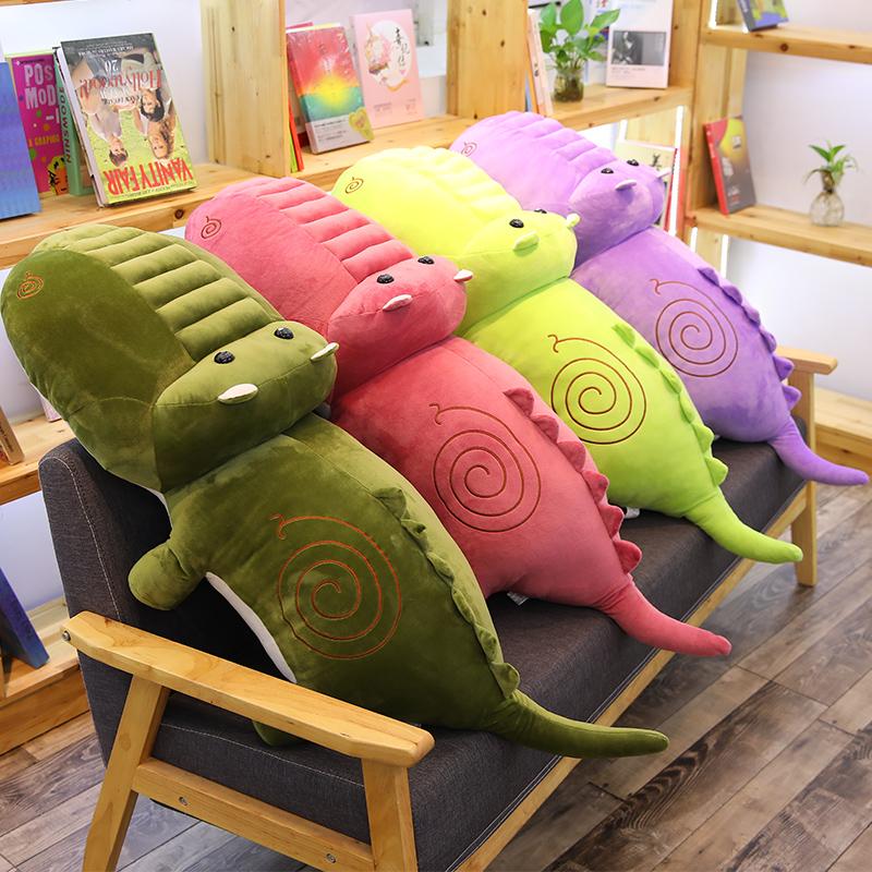 악어 대형 바디필로우 애착인형 쿠션 롱쿠션 아미그린 50cm - 상세 이미지 3