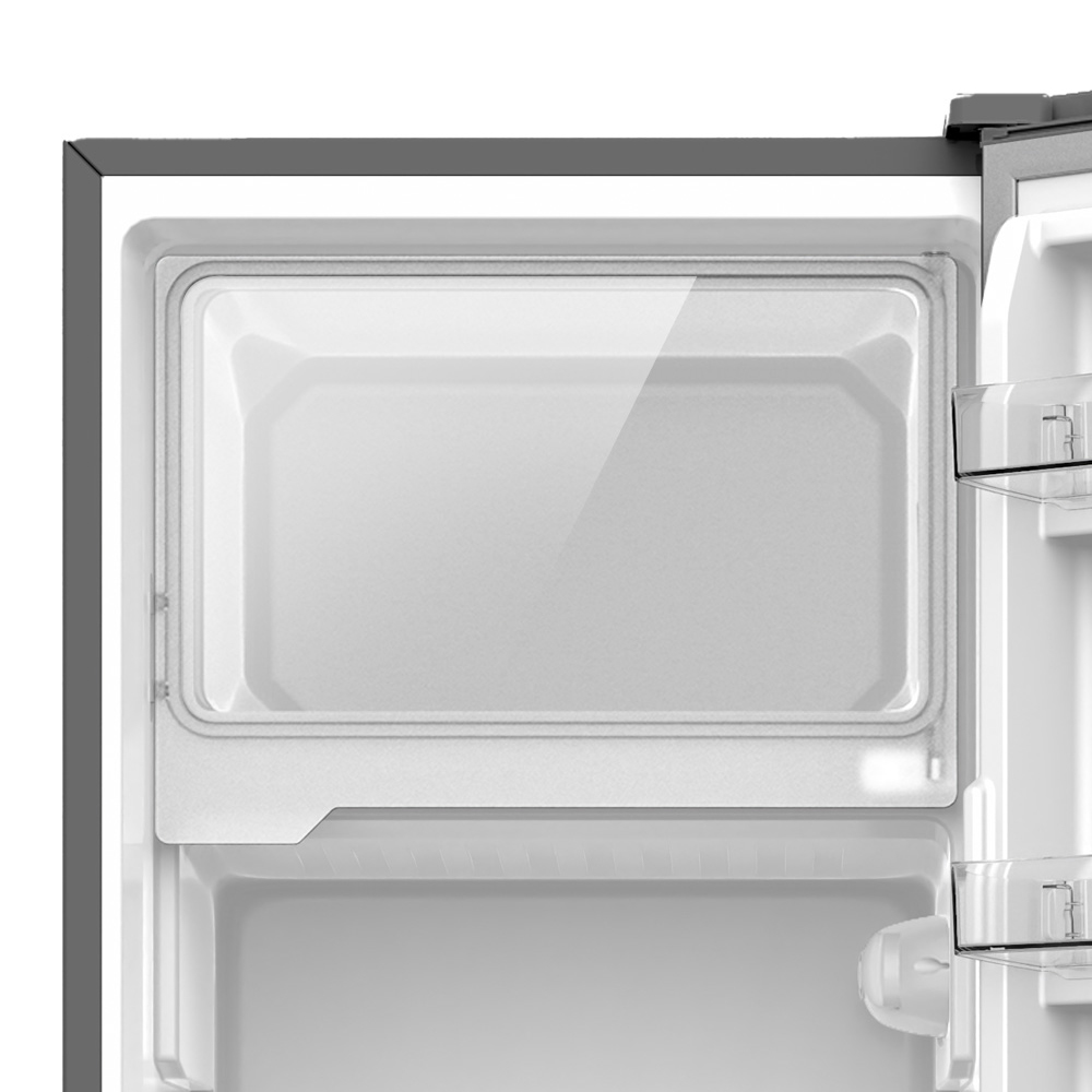 창홍 소형 미니 냉장고 1도어 원룸 가정용 메탈실버 173L