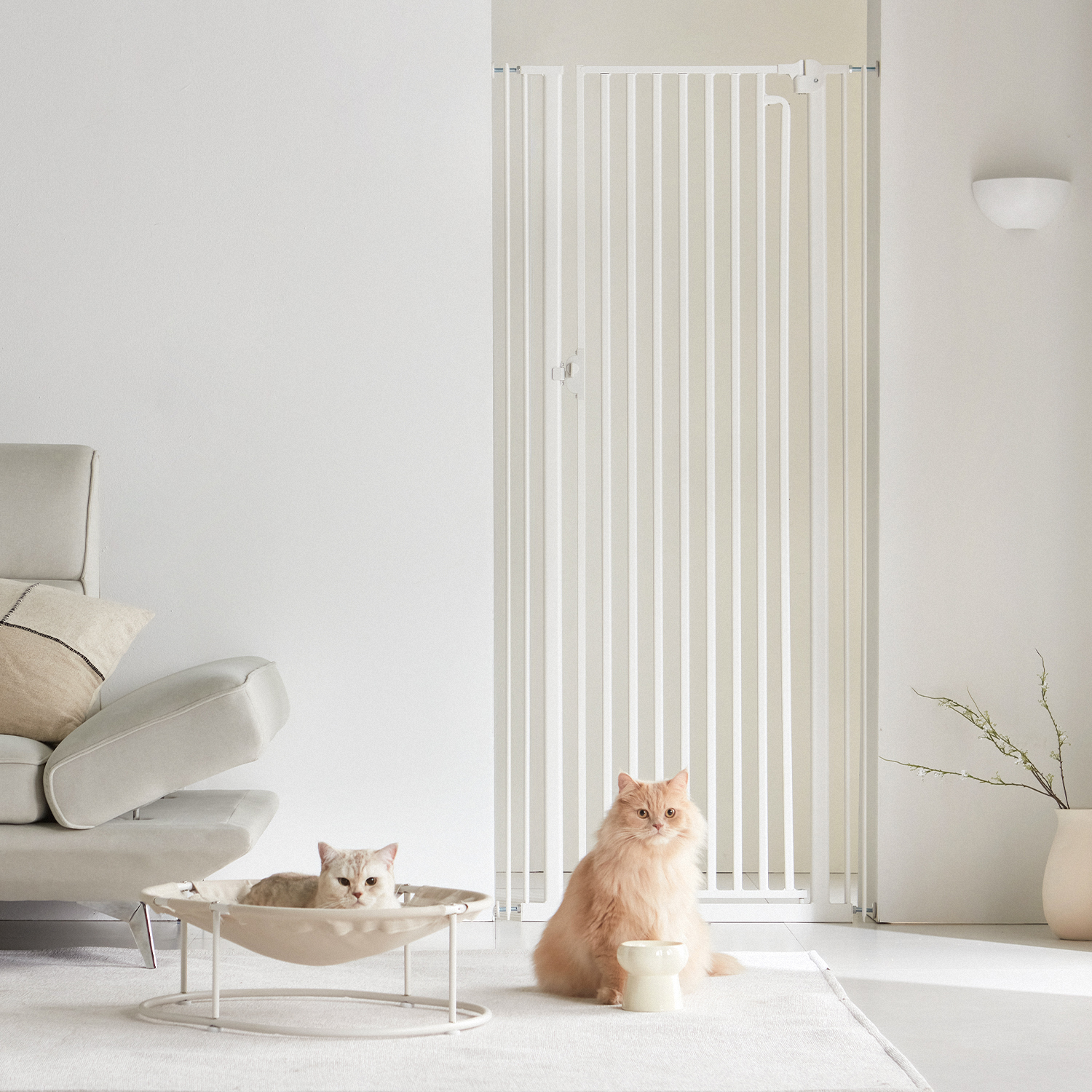 세이펫 방묘문 고양이 안전문 울타리 펜스 1.8m 1.5m안전문-소형