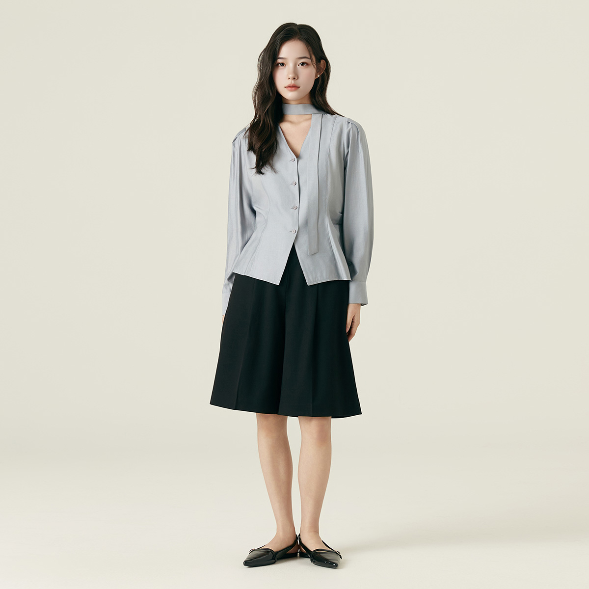 로엠 버뮤다 팬츠 RMTWF4TR15 - 상세 이미지 2