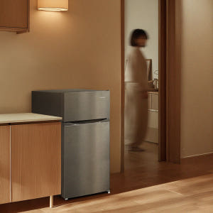 창홍 소형 미니 냉장고 2도어 원룸 가정용 메탈실버 112L 개봉기 | 실사용 후기 - 상품 이미지 2