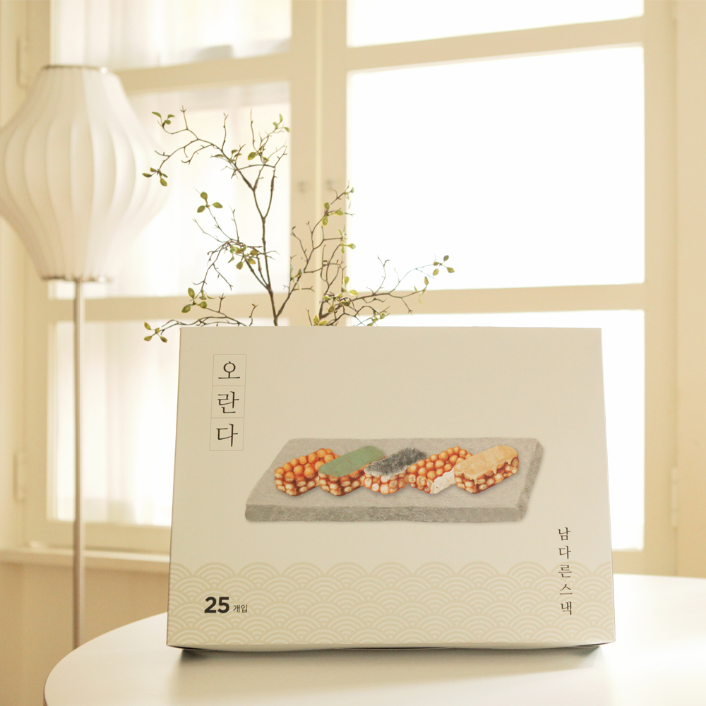 고급형 선물세트 인절미 얼그레이 흑임자 감태오란다 명절선물세트, 25개입(5가지맛)