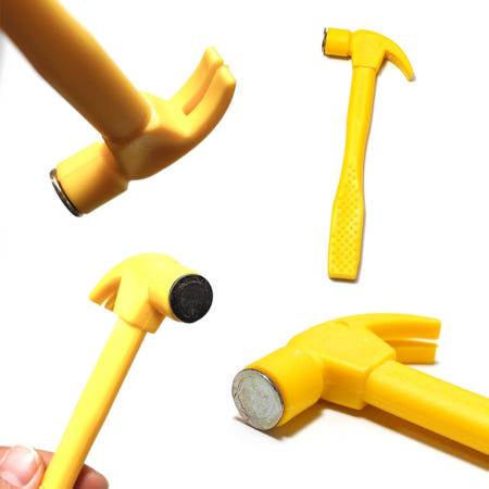 노리프렌즈 협력업체 (한정특가) 다용도 안전망치 플라스틱 망치 블럭놀이 안전조립용