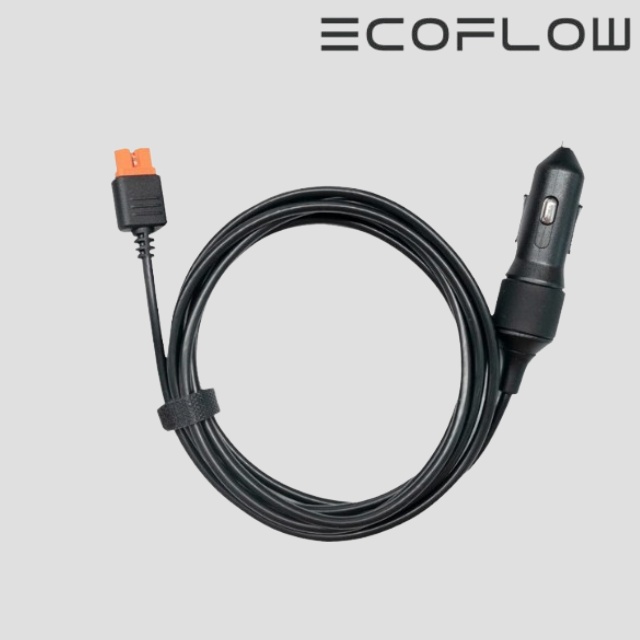 에코플로우 시거잭 충전케이블 XT60 파워뱅크 차량 충전케이블 - 메인 이미지