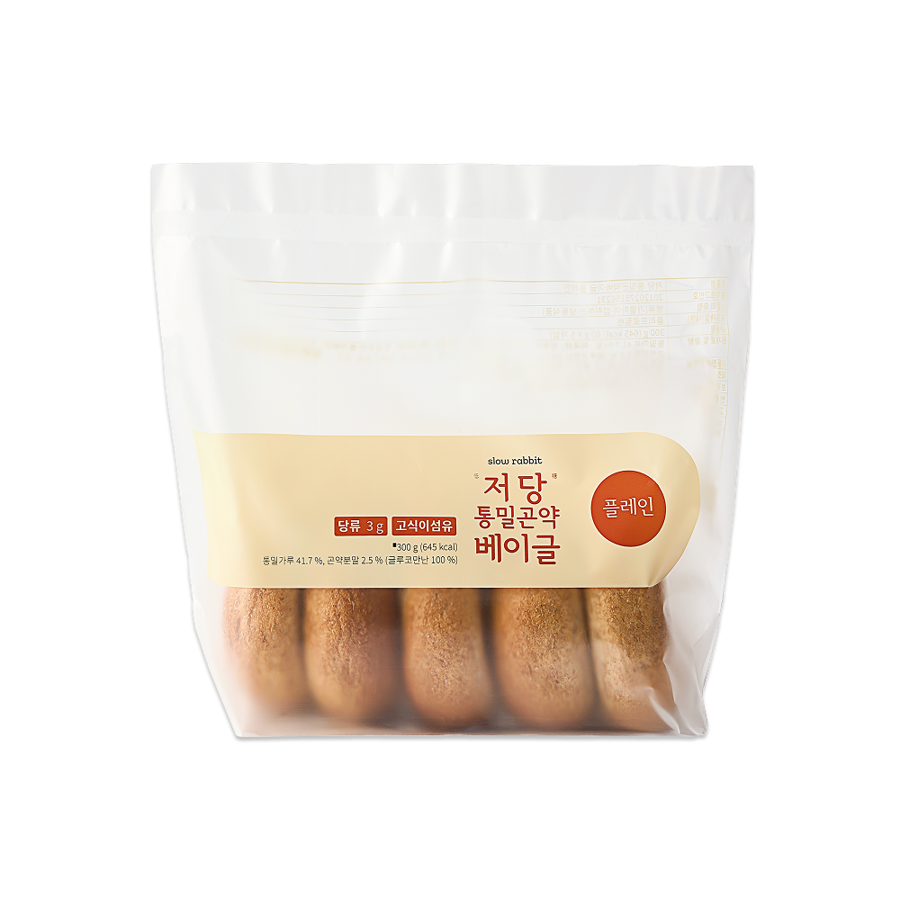 저당 통밀곤약 베이글 플레인 60g, 30개 - 상세 이미지 3