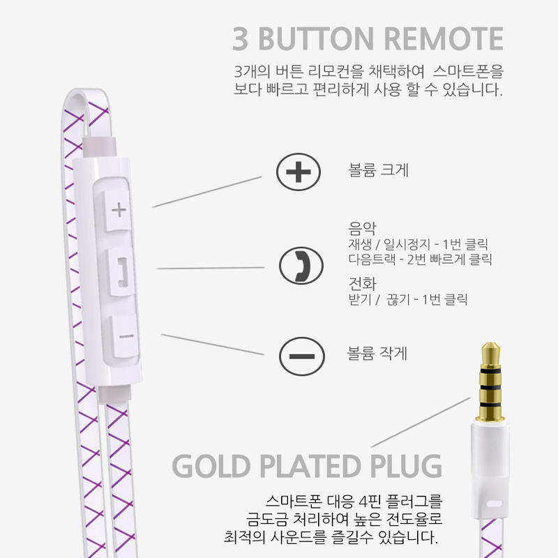 Hertz NA 무통증이어폰 헤르츠나 십자가 커널형이어폰 이어셋 - 상세 이미지 3