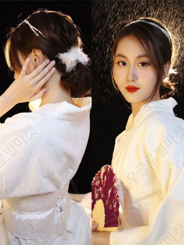일본기모노 유카타 할로윈 코스튬 코스프레 일본 전통의상 - 상세 이미지 3