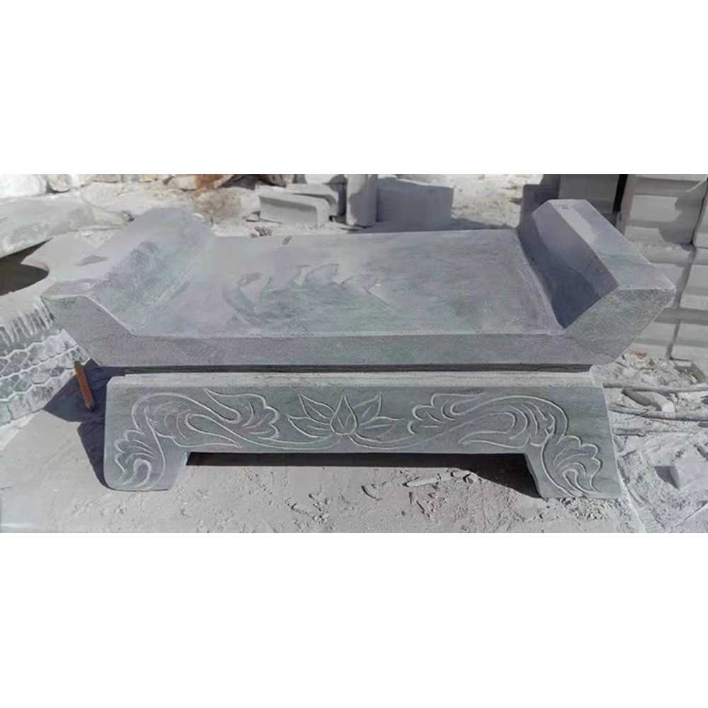 묘지 상석 상돌 제상 견고한 묘비 대리석 제단 성묘 제사 추모 50cm - 상세 이미지 4
