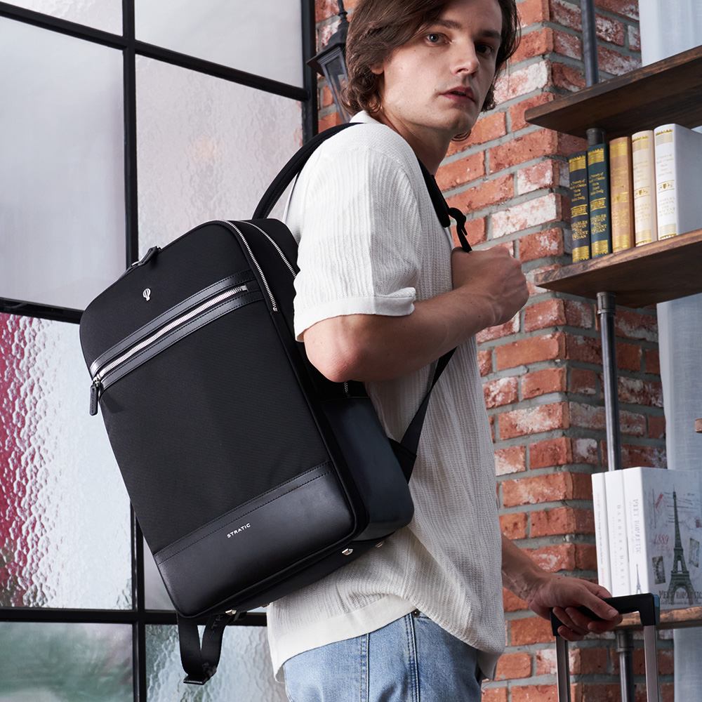 보덴 남성 데일리 노트북 백팩 비즈니스가방 블랙
