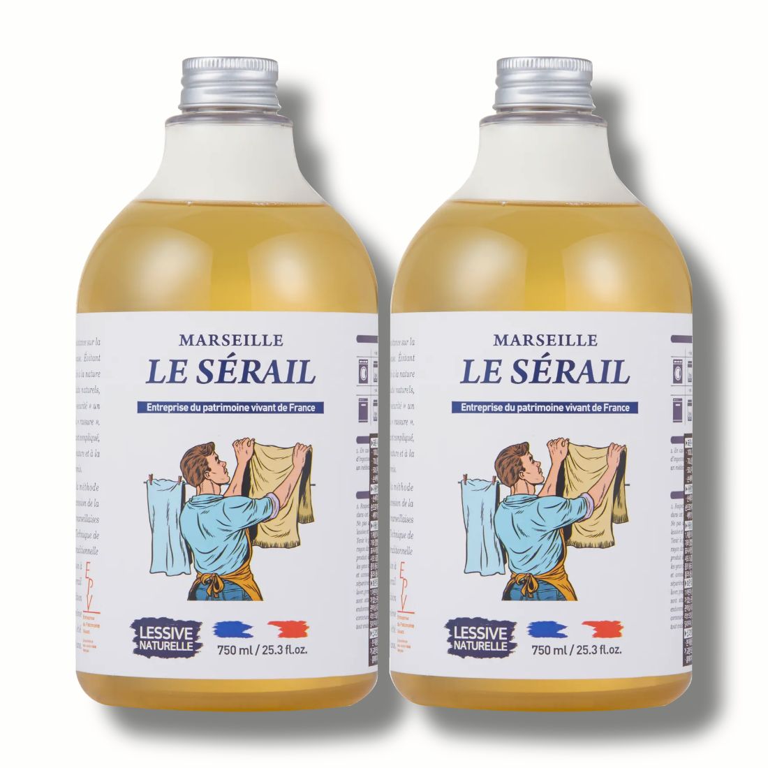 르세라이 사봉 드 마르세유 중성세제 드럼세탁기겸용세제 750ml, 2개 - 상품 이미지