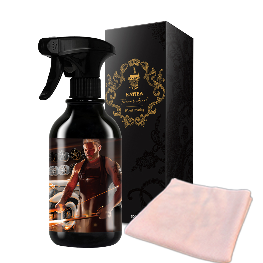 카티바 휠 코팅제 500ml 자동차 + 극세사타월 클리너 세정제 - 메인 이미지