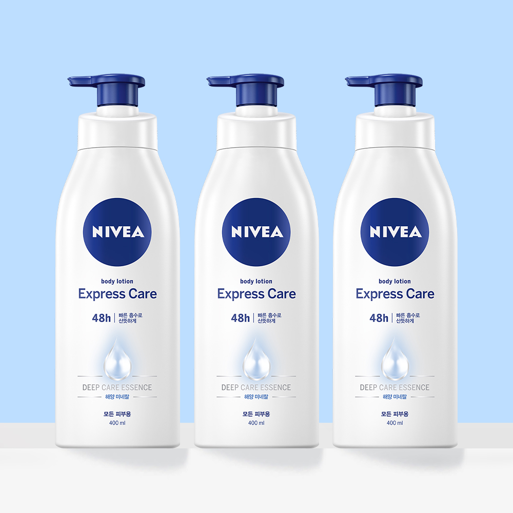 니베아 익스프레스 바디로션 400ml, 3개 제품 이미지