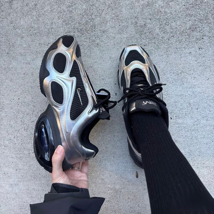 NIKE AIR MAX MUSE BLACK METALLIC SILVER W 이미지 7