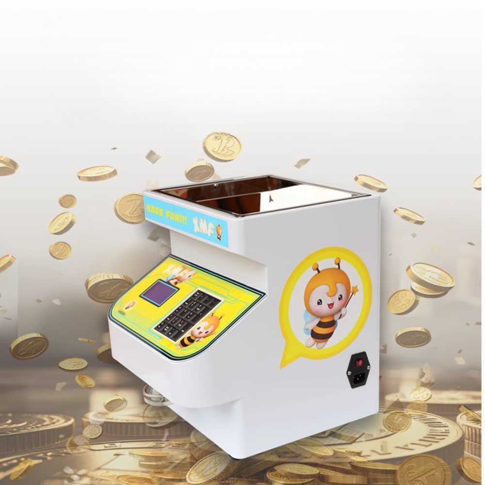 매장용 동전 계수기 빠른 계산 화폐 분류 정리기 대용량 LCD + 동전 카운터 - 상세 이미지 2