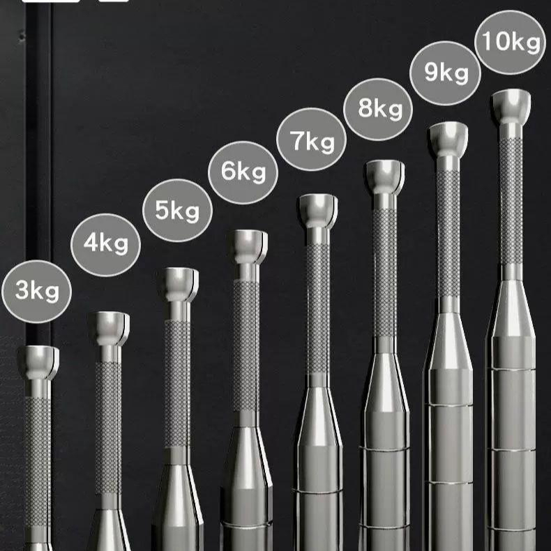 클럽벨 무게조절 헬스장 덤벨 방망이 주르카네 전완근 해머벨 3-4KG - 상품 이미지
