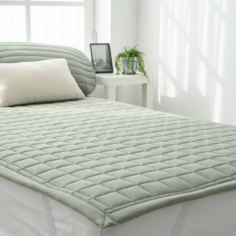 나라데코 부드러운 마이크로모달 먼지없는 사계절 밴딩 침대패드 SS