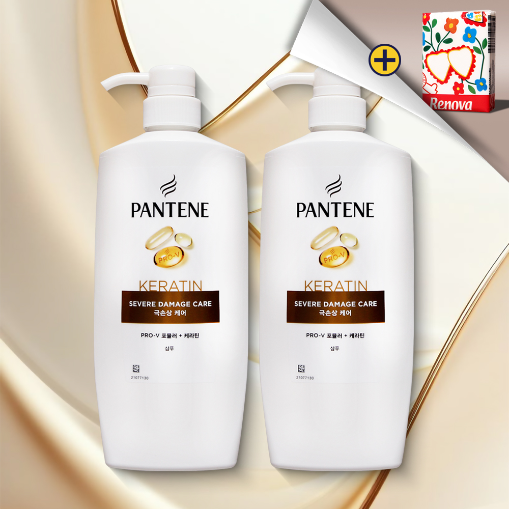 팬틴 극손상케어 샴푸 750ml 2개 - 메인 이미지