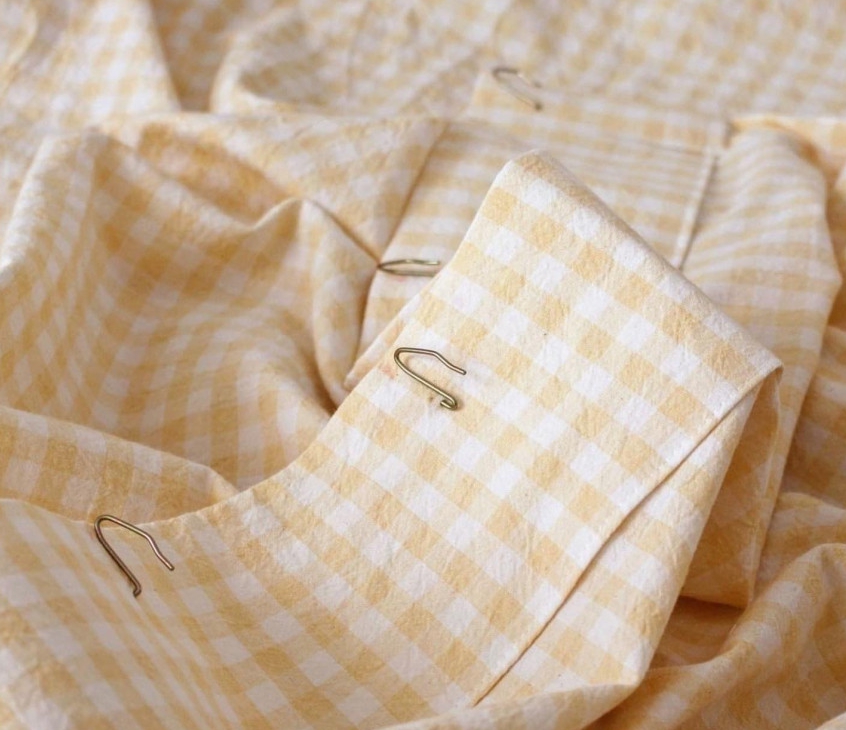 멜란 체크 커튼 아이방·거실 맞춤 제작 바이아미