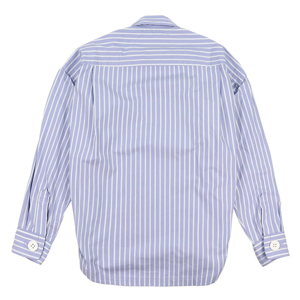 미하라 야스히로 AMATEUR SEWN 스트라이프 셔츠 A13SH081 BLUE - 상세 이미지 2