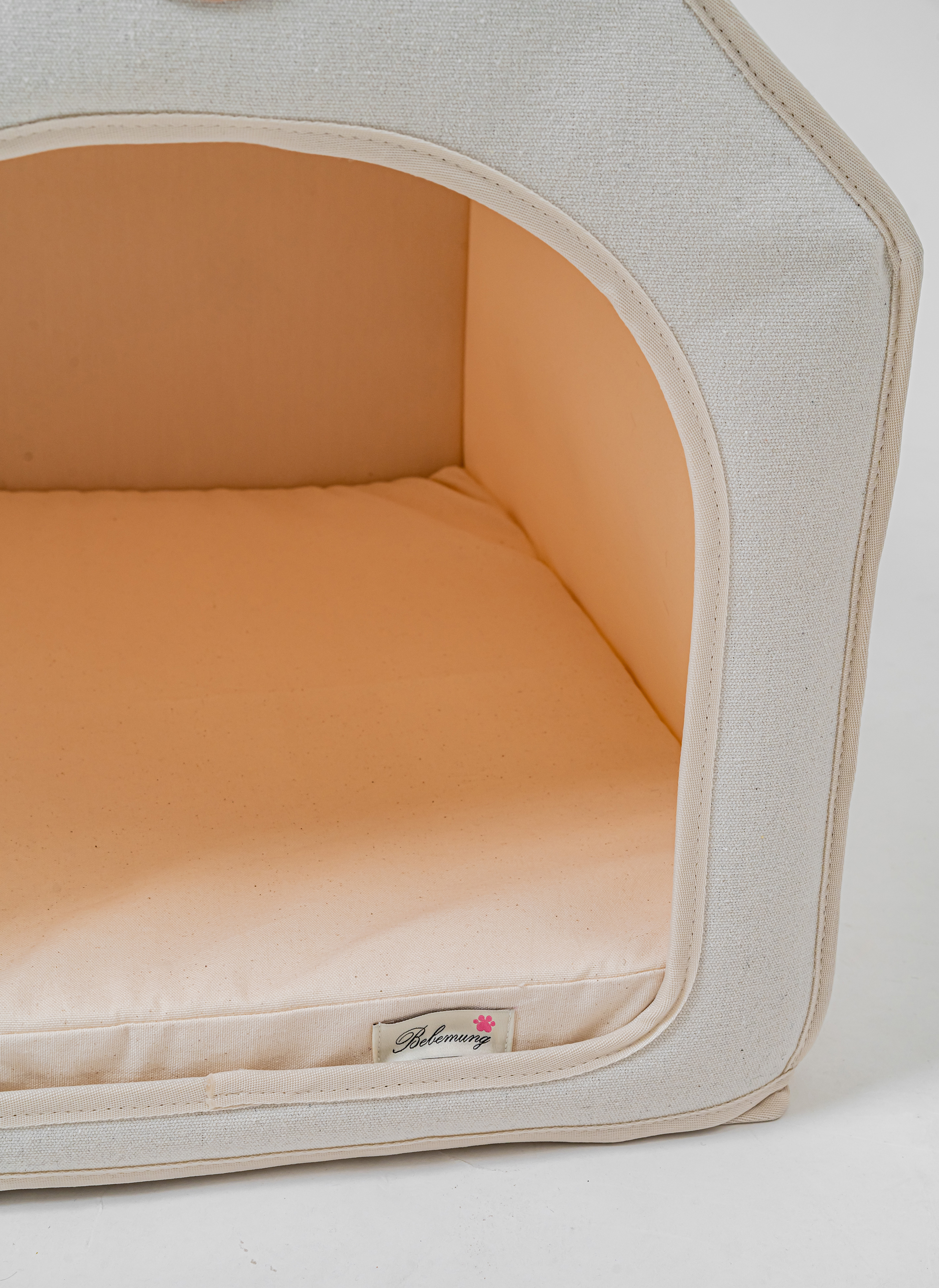 [베베멍] 친환경 자연주의 원단 애견 하우스, 소형견, 중형견 강아지집