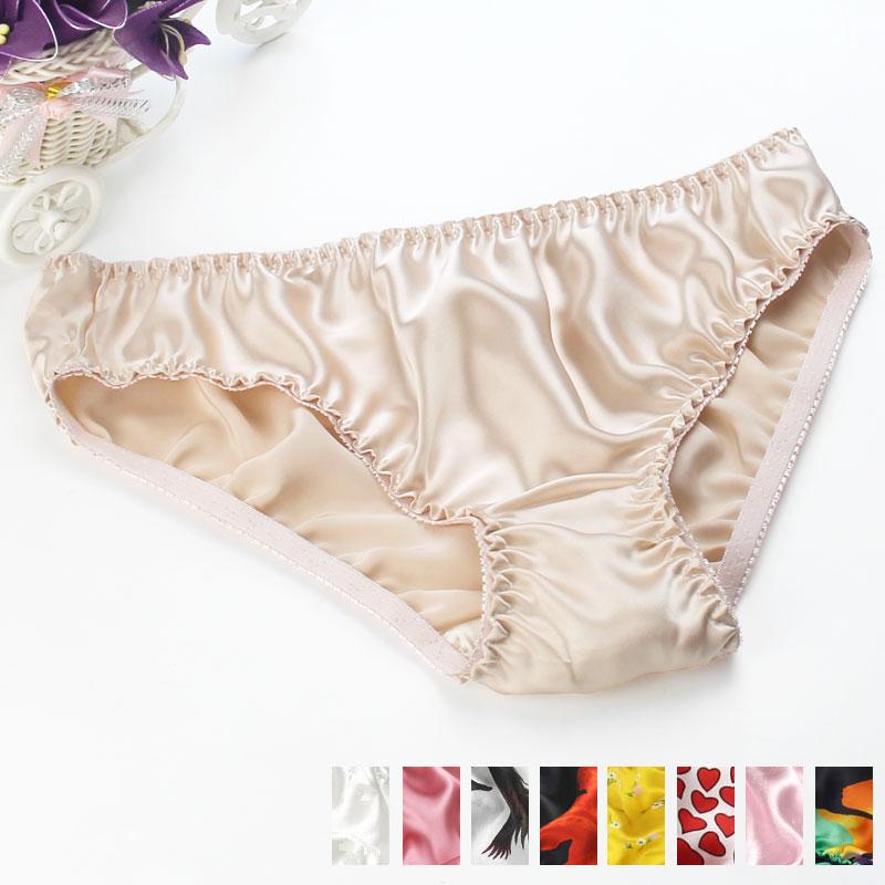 여성 실크팬티 삼각 팬티 노라인팬티 방수 심리스팬티 샘방지 부드러운 심리스 판타지레드 L - 상세 이미지 4