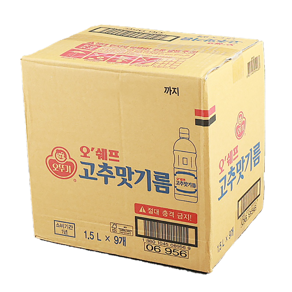 오뚜기 오쉐프 고추맛기름 고추씨기름 업소용 1.5L - 상세 이미지 4