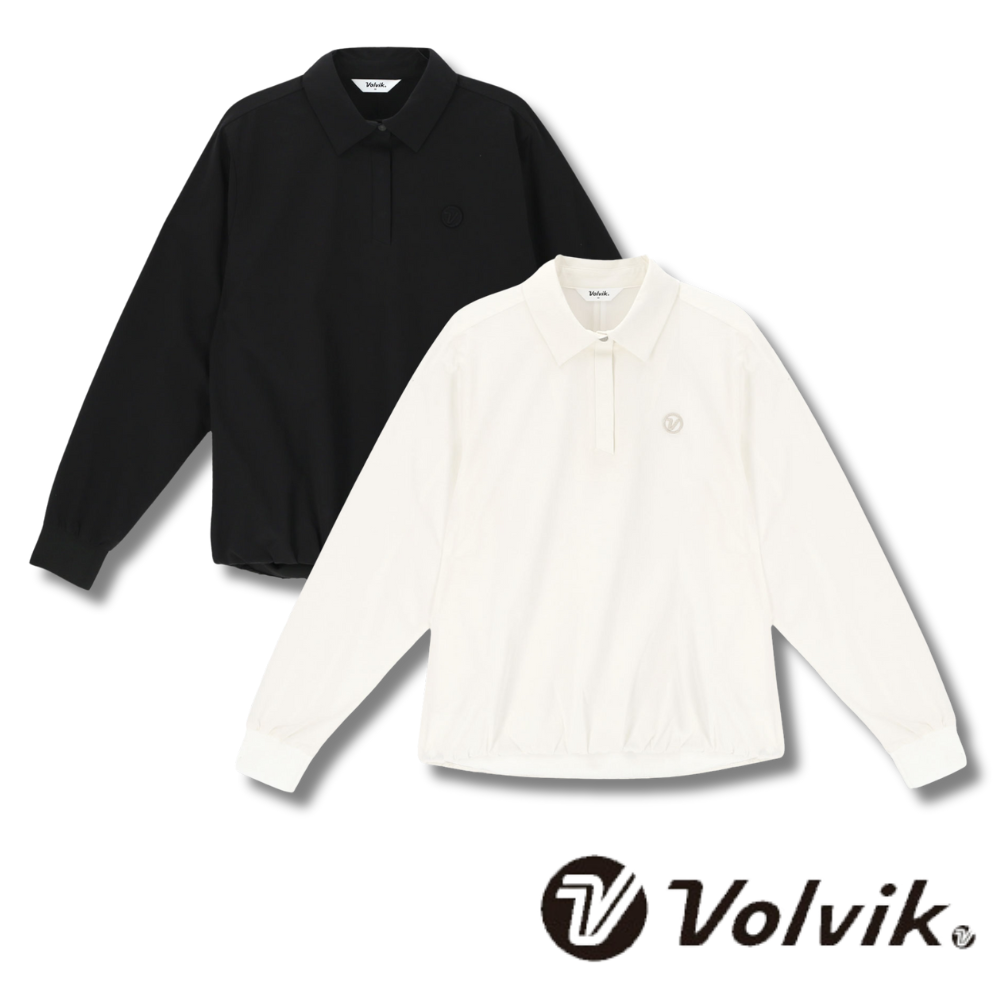 볼빅 골프웨어 여성골프웨어 여성 골프 셔츠  고신축 카라 긴팔 간절기 상의 VLTSP905 - 상품 이미지