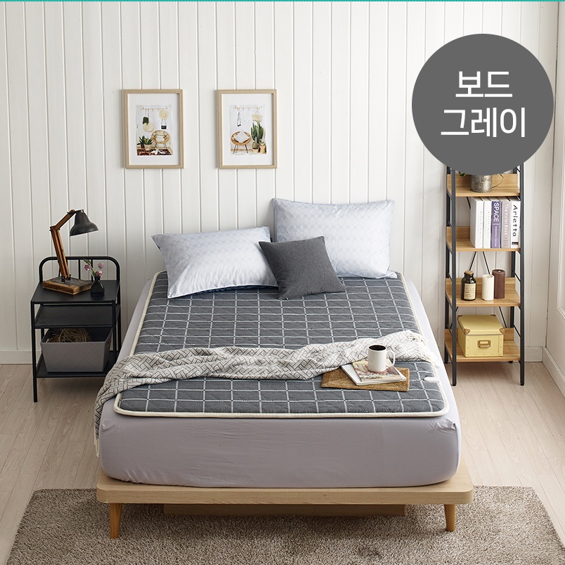 EMF전기요 항균 탄소 전기매트 미니싱글 IA-EP2000C 그레이