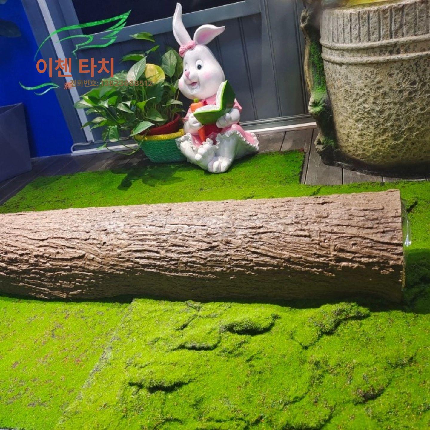 가짜 나무 껍질 꾸미기 실내 조경 버드나무 장식 모형 인조 나뭇결 0.5m 0.2m - 상세 이미지 3